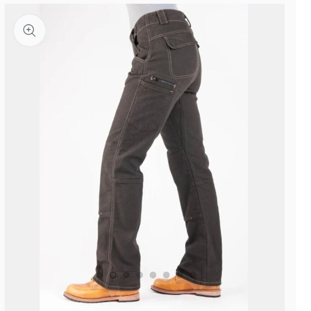Dovetail Workwear Day construct brown canvas utility cargo pants straight 8